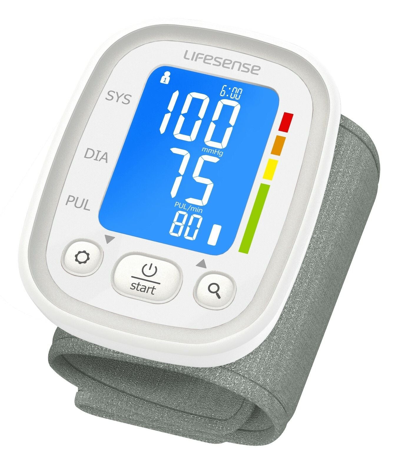 Automatic Digital Wrist Blood Pressure Monitor White V178-66868
