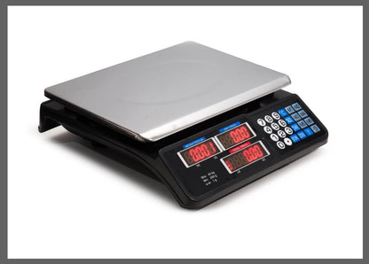 Digital Kitchen Scale 40kg 1g Increment Electronic Black V178-66870