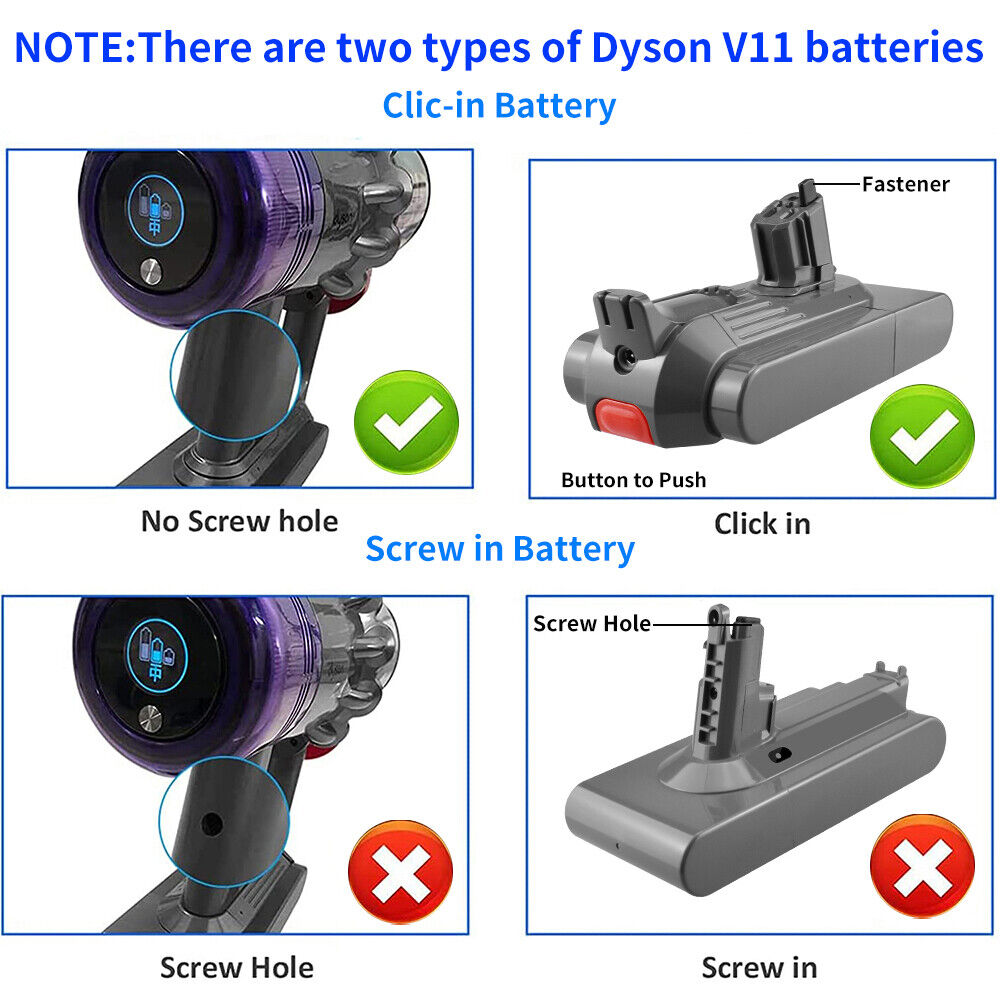 Battery for Dyson V11 Vacuum 25.2V 6.0A Replacement V178-66872