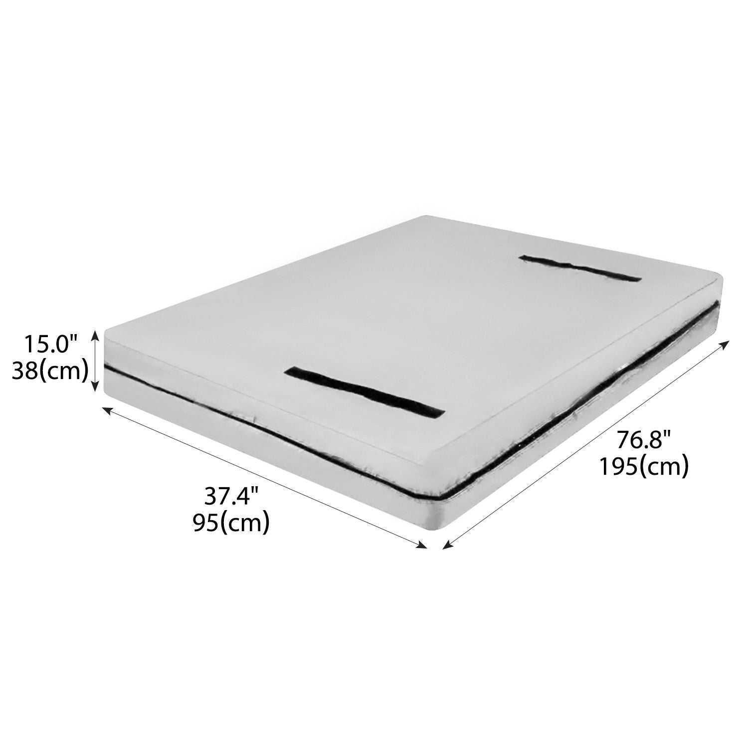 Single Mattress Storage Bag 194x38x95cm Heavy Duty Protector Cover V178-66880