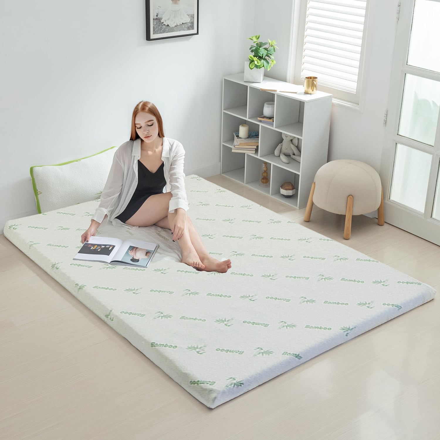 King Mattress Topper Memory Foam 7-Zone 8cm V178-66890