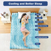 King Mattress Topper Memory Foam 7-Zone 8cm V178-66890