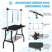 Adjustable Pet Grooming Table for Australian Cattle Dog, Foldable V178-66891