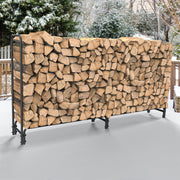 Metal Firewood Rack Log Storage Holder Heavy Duty V178-66893