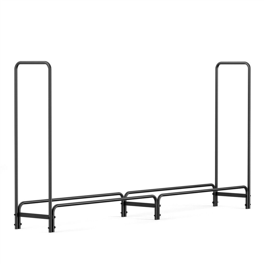 Metal Firewood Rack Log Storage Holder Heavy Duty V178-66893