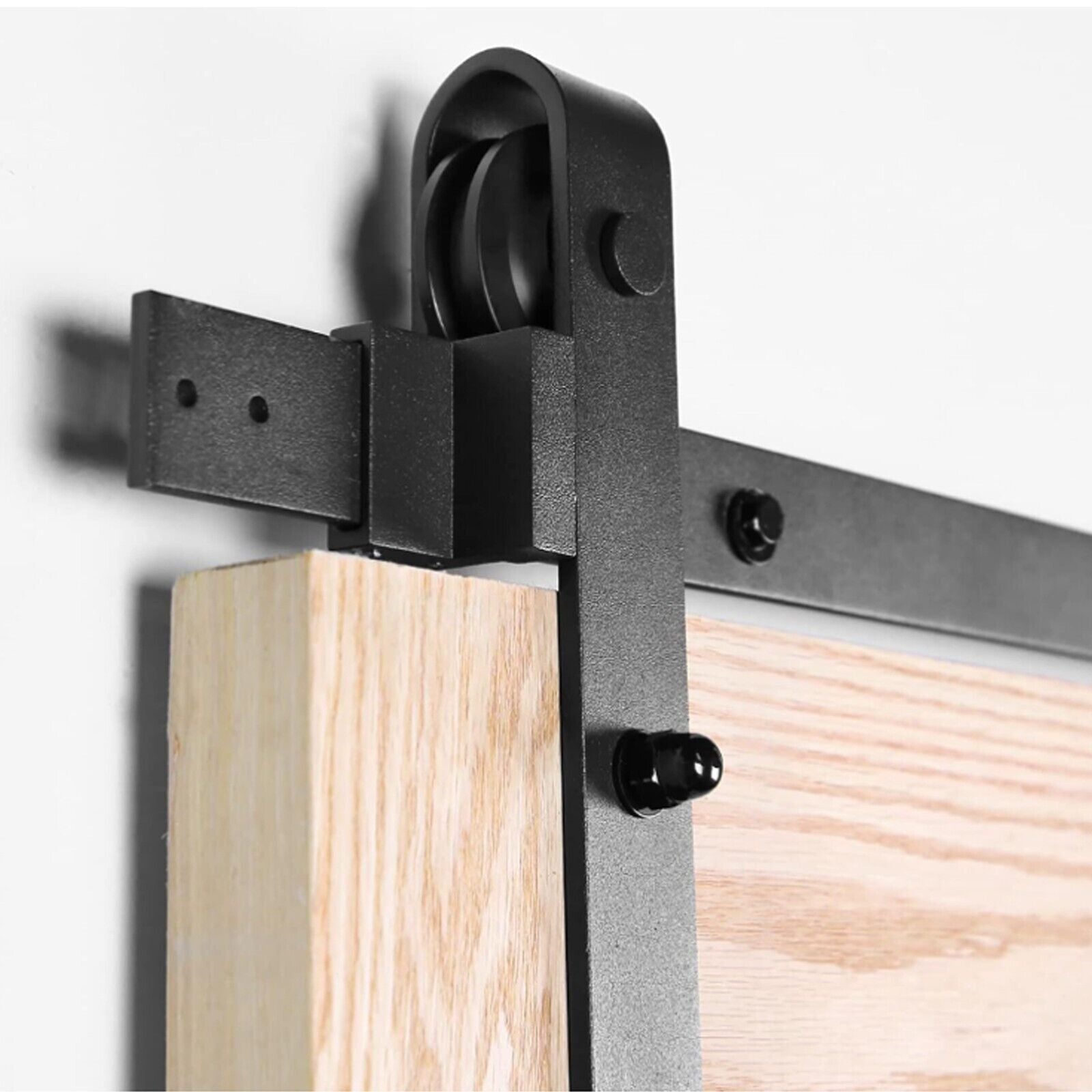 Sliding Barn Door Kit Heavy Duty Rust Resistant Single 2.44M V178-66896