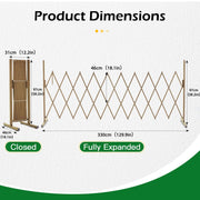 Expandable Aluminum Garden Fence Gate Rectangular V178-66899