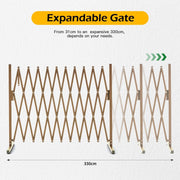 Expandable Aluminum Garden Fence Gate Rectangular V178-66899