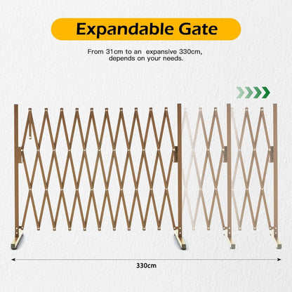 Expandable Aluminum Garden Fence Gate Rectangular V178-66899