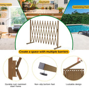 Expandable Aluminum Garden Fence Gate Rectangular V178-66899
