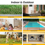 Expandable Aluminum Garden Fence Gate Rectangular V178-66899