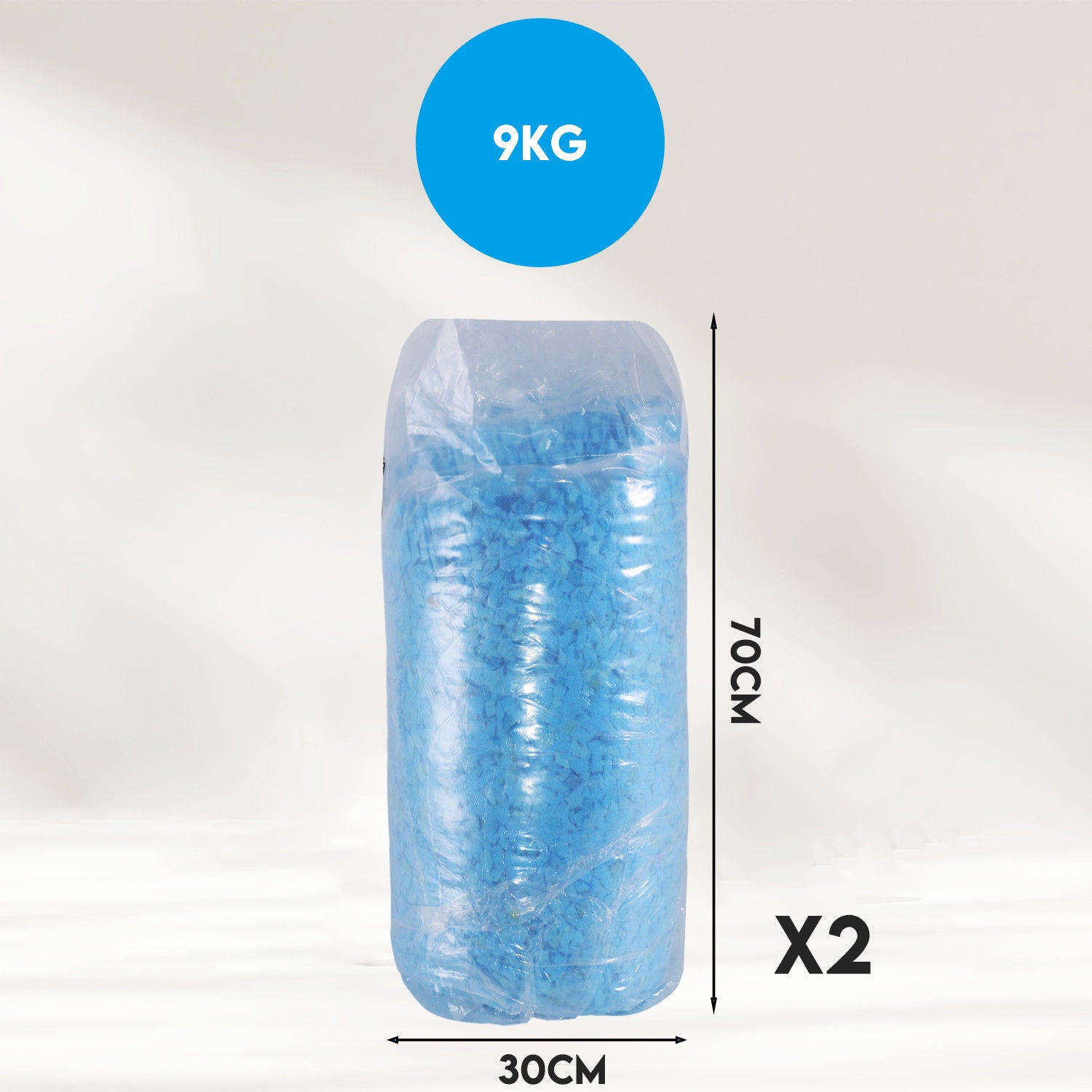 Shredded Memory Foam Fill for DIY Square Cushions, Dog Beds 9KG V178-66902
