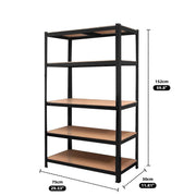 Heavy Duty Warehouse Shelving 75x30x152cm Steel Storage Rack V178-66906