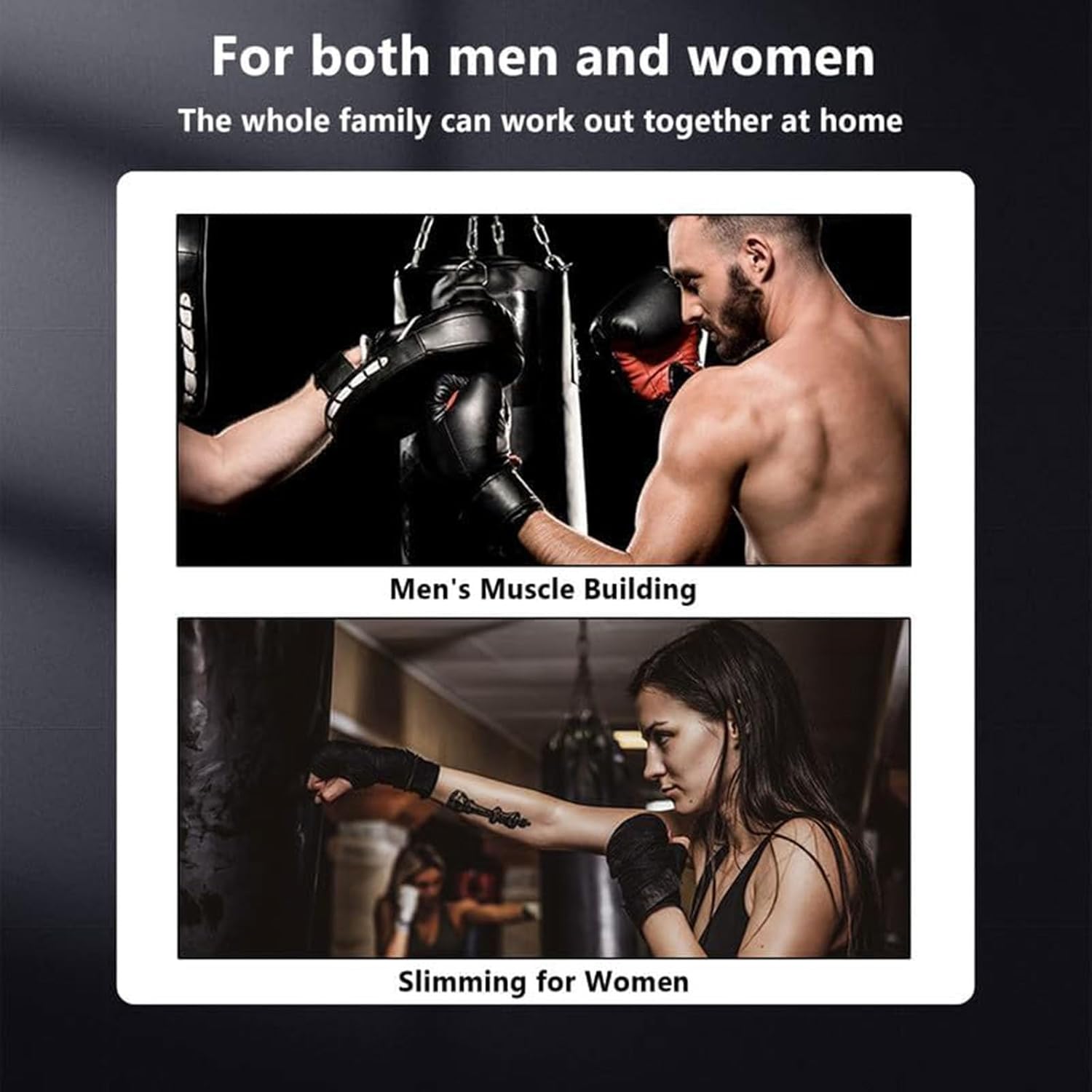 Wall Mount Boxing Machine Bluetooth Black Punch Pad + Gloves V178-66911