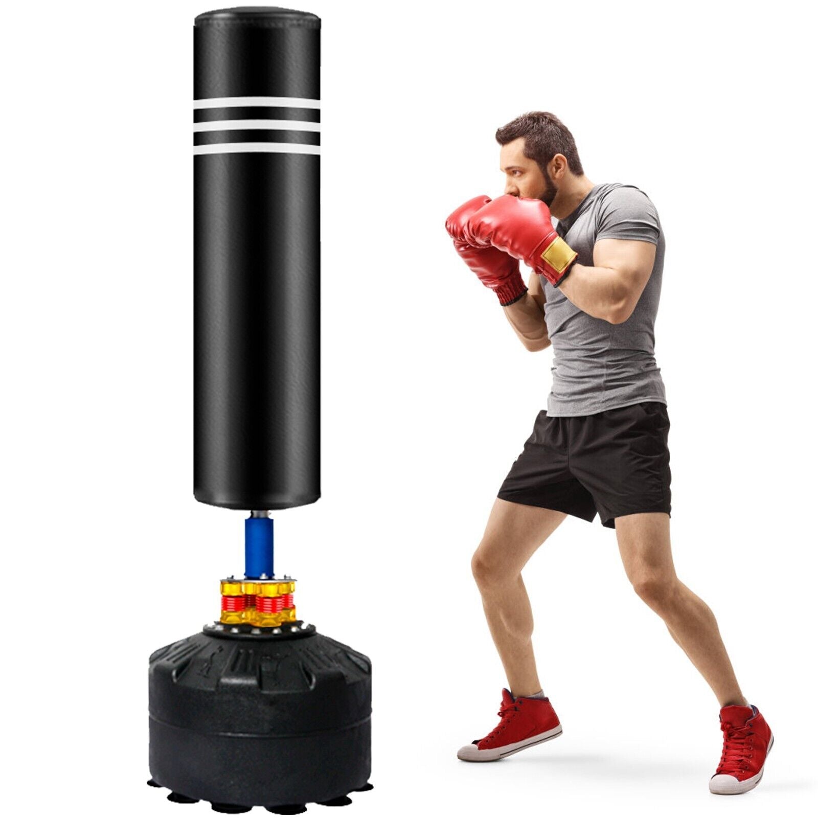 Punching Bag Stand for Adults & Kids - Boxing Training Speed Kick 175cm V178-66913