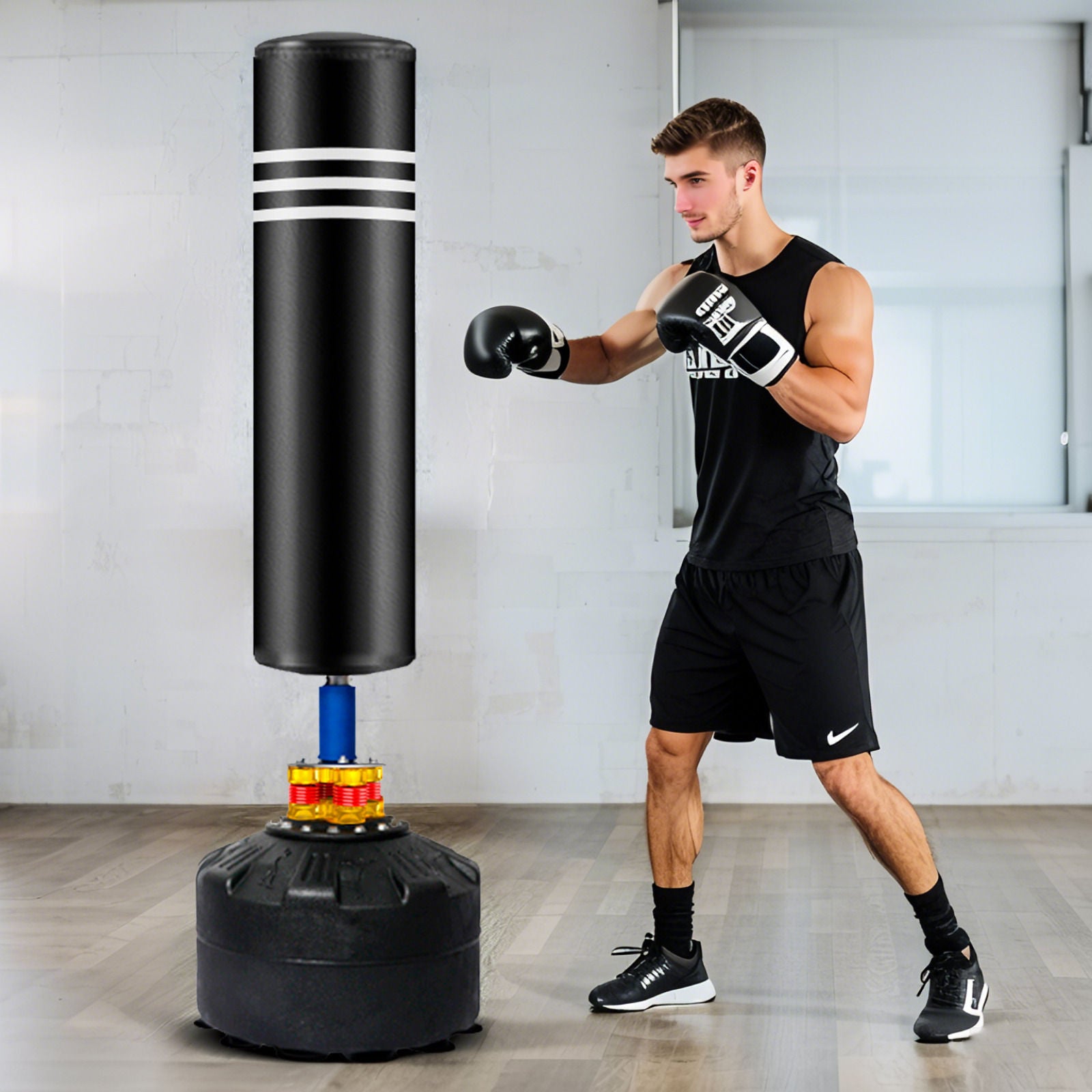 Punching Bag Stand for Adults & Kids - Boxing Training Speed Kick 175cm V178-66913