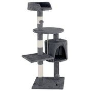 Cat Tower Tree Scratching Post Dark Grey Condo 112cm V178-66918