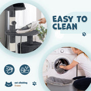 Cat Tower Tree Scratching Post Dark Grey Condo 112cm V178-66918