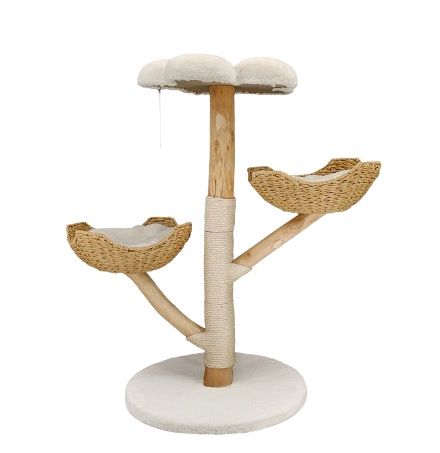 Cat Tree Tower Condo Scratcher Bed Sisal Plush Toy Ball V178-66923