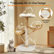 Cat Tree Tower Condo Scratcher Bed Sisal Plush Toy Ball V178-66923