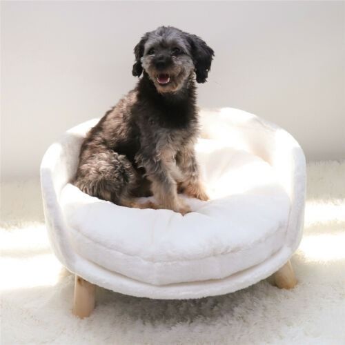 Luxury Round Pet Sofa Bed 40cm Soft Cushion Anti-skid V178-66936