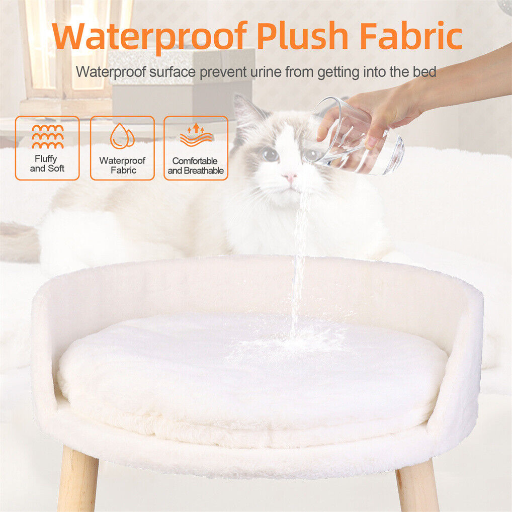 Luxury Round Pet Sofa Bed 60cm Soft Cushion Anti-skid V178-66937