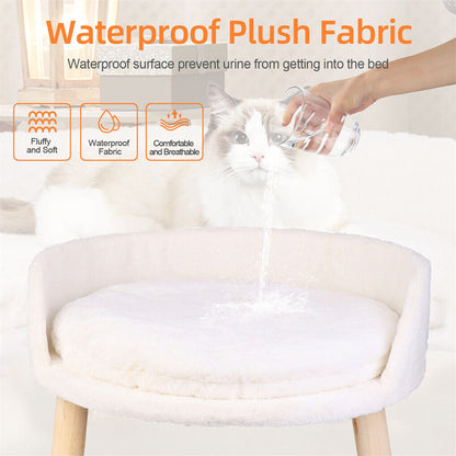 Luxury Round Pet Sofa Bed 60cm Soft Cushion Anti-skid V178-66937