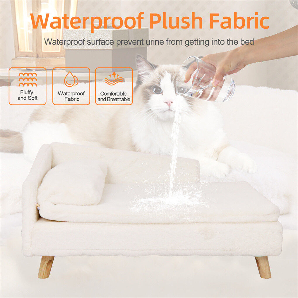 Luxury Pet Sofa Bed 70cm Rectangular Soft Cushion Anti-skid V178-66938