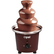 3-Tier Electric Chocolate Fondue Fountain Stainless Steel 0.9L V178-66946