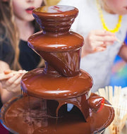 3-Tier Electric Chocolate Fondue Fountain Stainless Steel 0.9L V178-66946