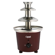 3-Tier Electric Chocolate Fondue Fountain Stainless Steel 0.9L V178-66946