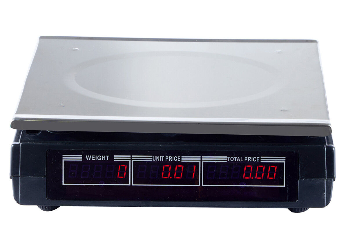 40KG Digital Kitchen Scale Metal Electronic Postal Platform V178-66947