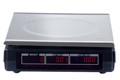 40KG Digital Kitchen Scale Metal Electronic Postal Platform V178-66947