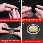 100pcs 46mm Clear Plastic Coin Holder Capsules Storage Box V178-66953