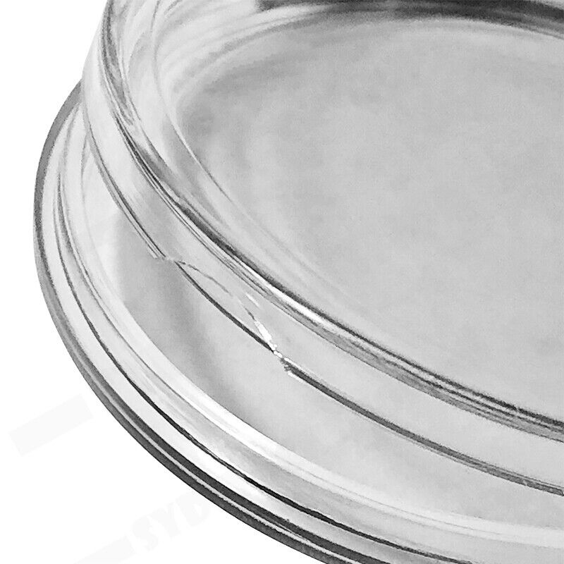100pcs 46mm Clear Plastic Coin Holder Capsules Storage Box V178-66953