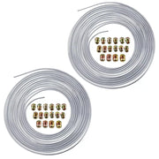 25Ft 3/16'' OD Steel Zinc Brake Line Tubing Kit 150MPa +32 Fittings V178-66954