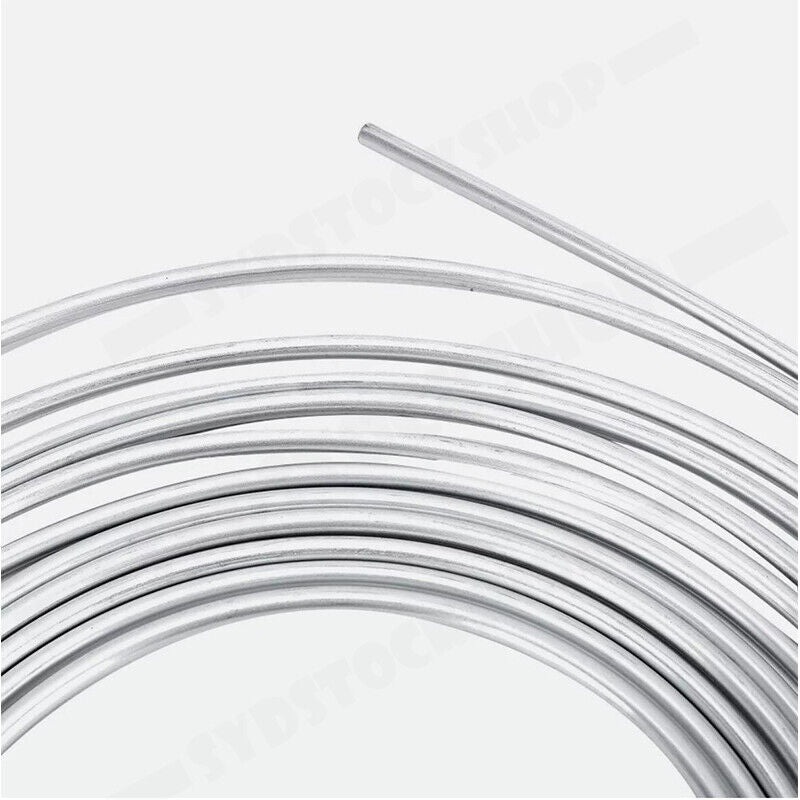 25Ft 3/16'' OD Steel Zinc Brake Line Tubing Kit 150MPa +32 Fittings V178-66954