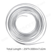 25Ft 3/16'' OD Steel Zinc Brake Line Tubing Kit 150MPa +32 Fittings V178-66954