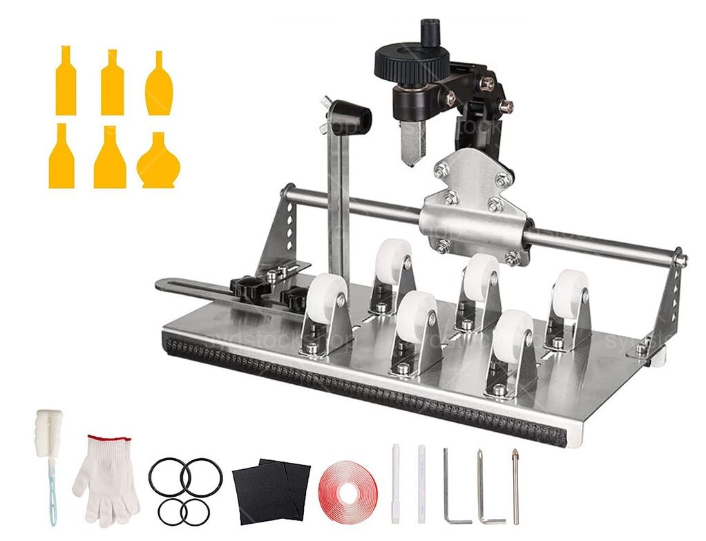 Stainless Steel Glass Bottle Cutter DIY Tool Kit AU V178-66955