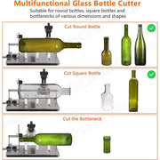 Stainless Steel Glass Bottle Cutter DIY Tool Kit AU V178-66955