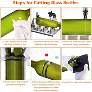 Stainless Steel Glass Bottle Cutter DIY Tool Kit AU V178-66955