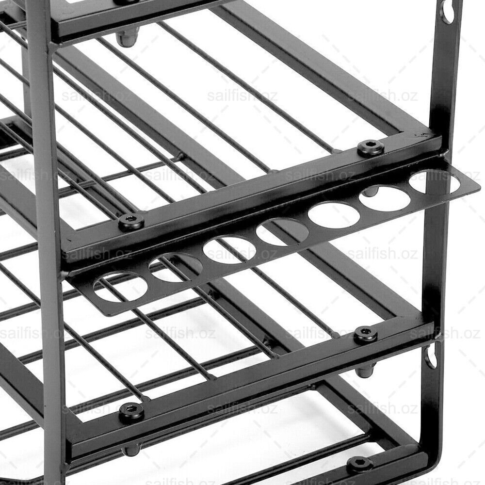 4-Layer Heavy Duty Drill Holder Wall Mount Tool Rack Organizer, V178-66957