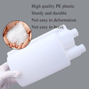 10-Pack 500ml Plastic Twin Chamber Bottles with Tamper Evident Caps V178-66958