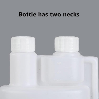 10-Pack 500ml Plastic Twin Chamber Bottles with Tamper Evident Caps V178-66958