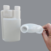 10-Pack 250ml Plastic Twin Chamber Bottles, Tamper Evident Cap V178-66959