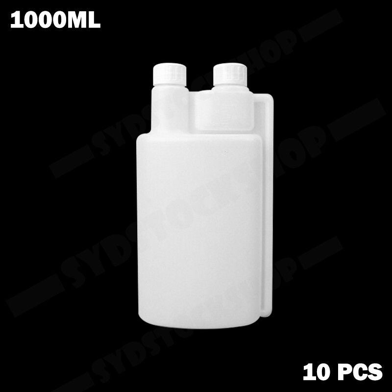 1000ml Plastic Twin Chamber Bottle 10Pcs Tamper Evident Cap V178-66960