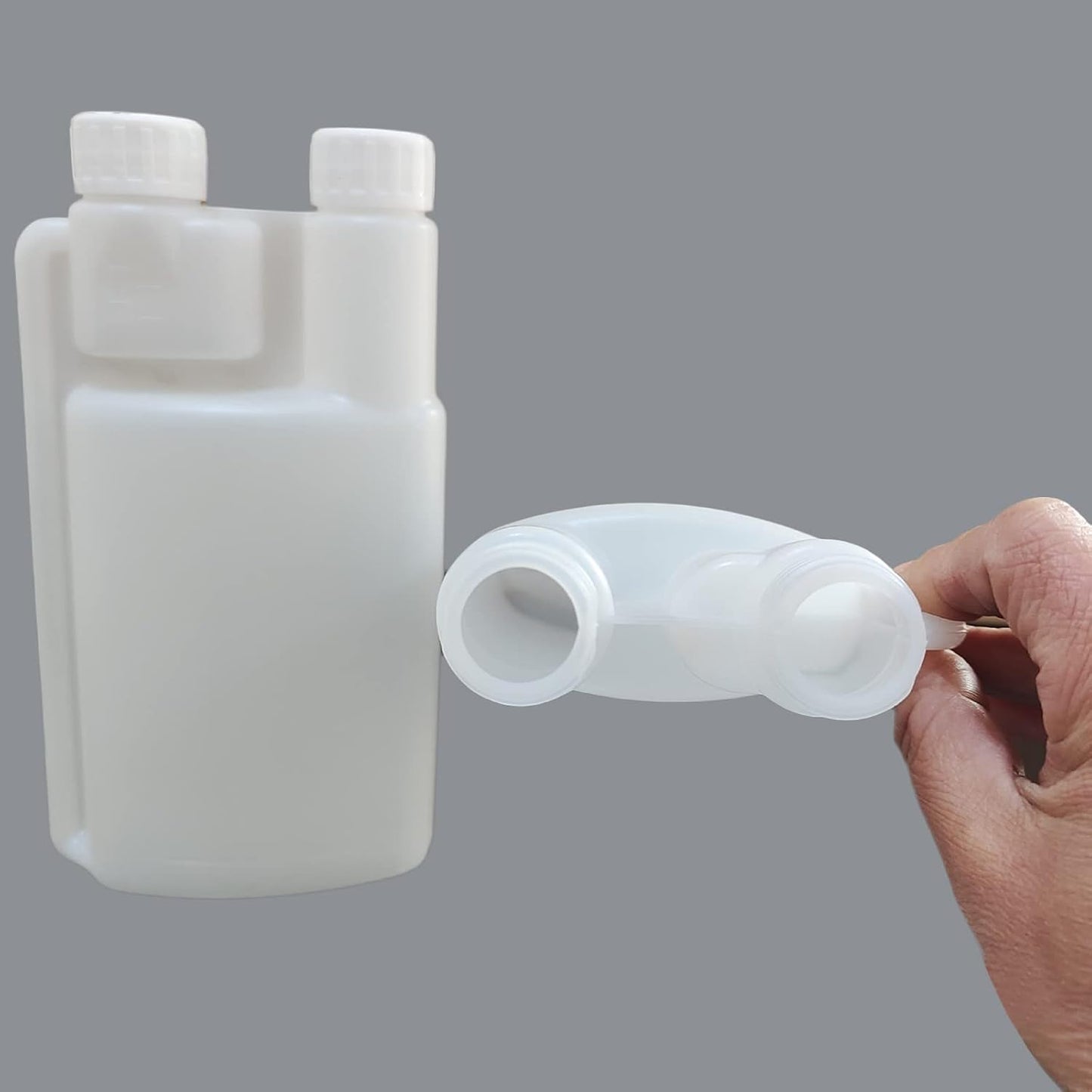 1000ml Plastic Twin Chamber Bottle 10Pcs Tamper Evident Cap V178-66960