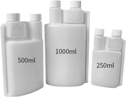 1000ml Plastic Twin Chamber Bottle 10Pcs Tamper Evident Cap V178-66960