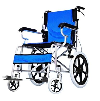 16 Lightweight Foldable Wheelchair Flat-Free Tires Handbrakes V178-66961