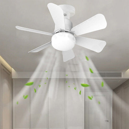 16.5 Ceiling Fan with LED Light 3-Speed Remote Control V178-66962
